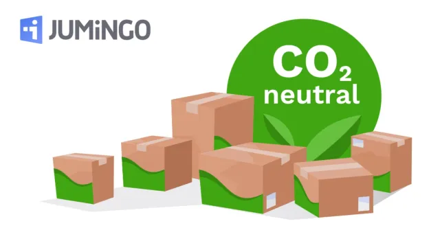 Bild: JUMiNGO versendet 100% CO₂-neutral!