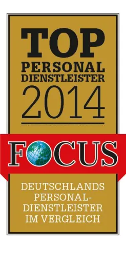 Bild: agilitas gmbh Personaldienstleistung als TOP Personaldienstleister 2014 ausgezeichnet
