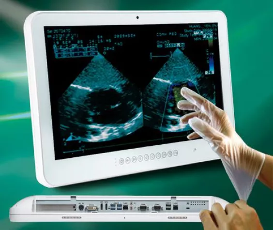 Bild: Lüfterfreier 24“ Multi-Touch Medical All-in-One-PC