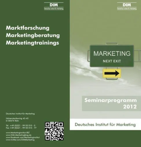 Deutsches Institut für Marketing baut Seminarangebot in Marketing und Vertrieb weiter aus Bild: Deutsches Institut für Marketing baut Seminarangebot in Marketing und Vertrieb weiter aus