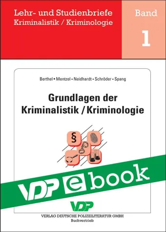Bild: Lehr- und Studienbriefe Kriminalistik / Kriminologie ab sofort auch als E-Book erhältlich