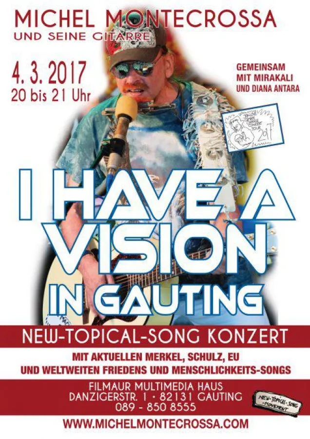 Michel Montecrossa's 'I Have A Vision' Konzert