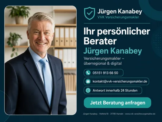 Bild: VVK Versicherungsmakler Jürgen Kanabey startet neue Website für persönliche, digitale Versicherungsberatung