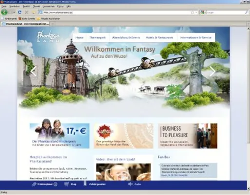 Bild: Internetagentur kernpunkt GmbH kreiert neuen Online-Auftritt des Freizeitparks Phantasialand