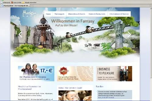 Bild: Internetagentur kernpunkt GmbH kreiert neuen Online-Auftritt des Freizeitparks Phantasialand