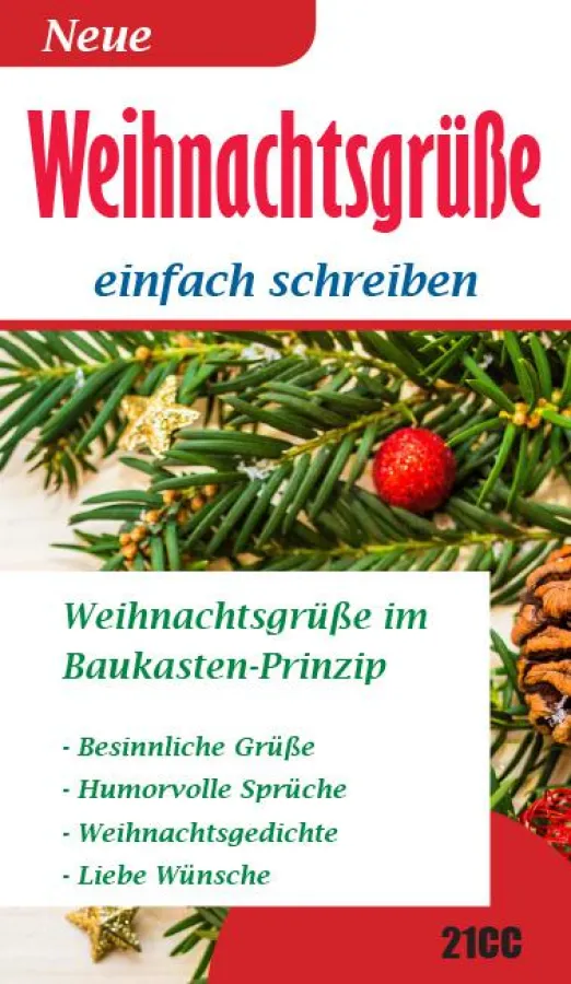 Weihnachtsgrüße - einfach schreiben im Baukasten-Prinzip