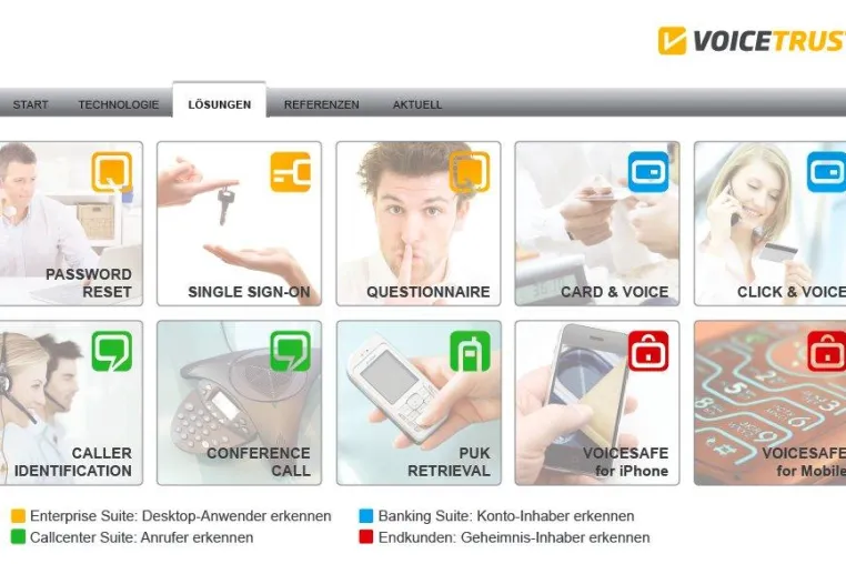 Bild: VOICETRUST stellt Business Suites zur Sprecher-Erkennung vor
