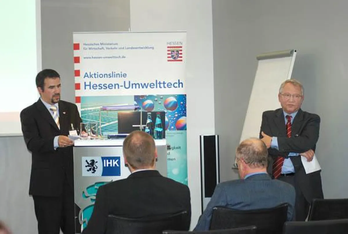 Frank Lohmann links Gert Fischer rechts