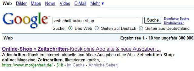 Bild: Zeitschriften-Kiosk im Internet - erhöhte Nachfrage bei Verlagen