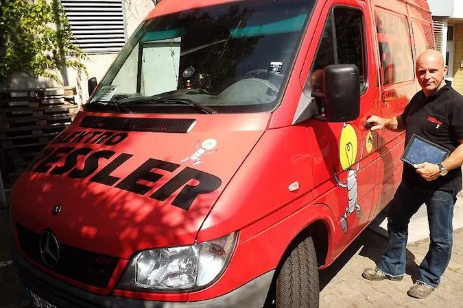 Bild: Telematik-Markt.de-Anwendertest:Elektro Ressler vergibt im Praxistest Bestnoten an App der mobileObjects AG