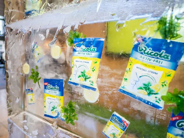 Bild: Momente zum Durchatmen in der Europa Passage - Mit Ricola AKTIV-FREI Menthol-Zitrone