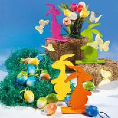 Bild: Dekospezialist Woerner - die neuen Frühjahrstrends Naturverbunden: die aktuelle Osterdeko