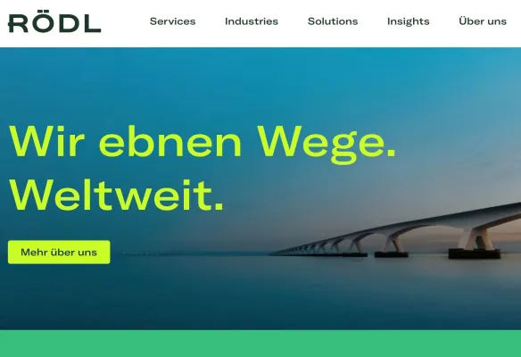 Neue Marke: RÖDL als weltweiter Wegbegleiter und Wegbereiter für Unternehmen Bild: Neue Marke: RÖDL als weltweiter Wegbegleiter und Wegbereiter für Unternehmen