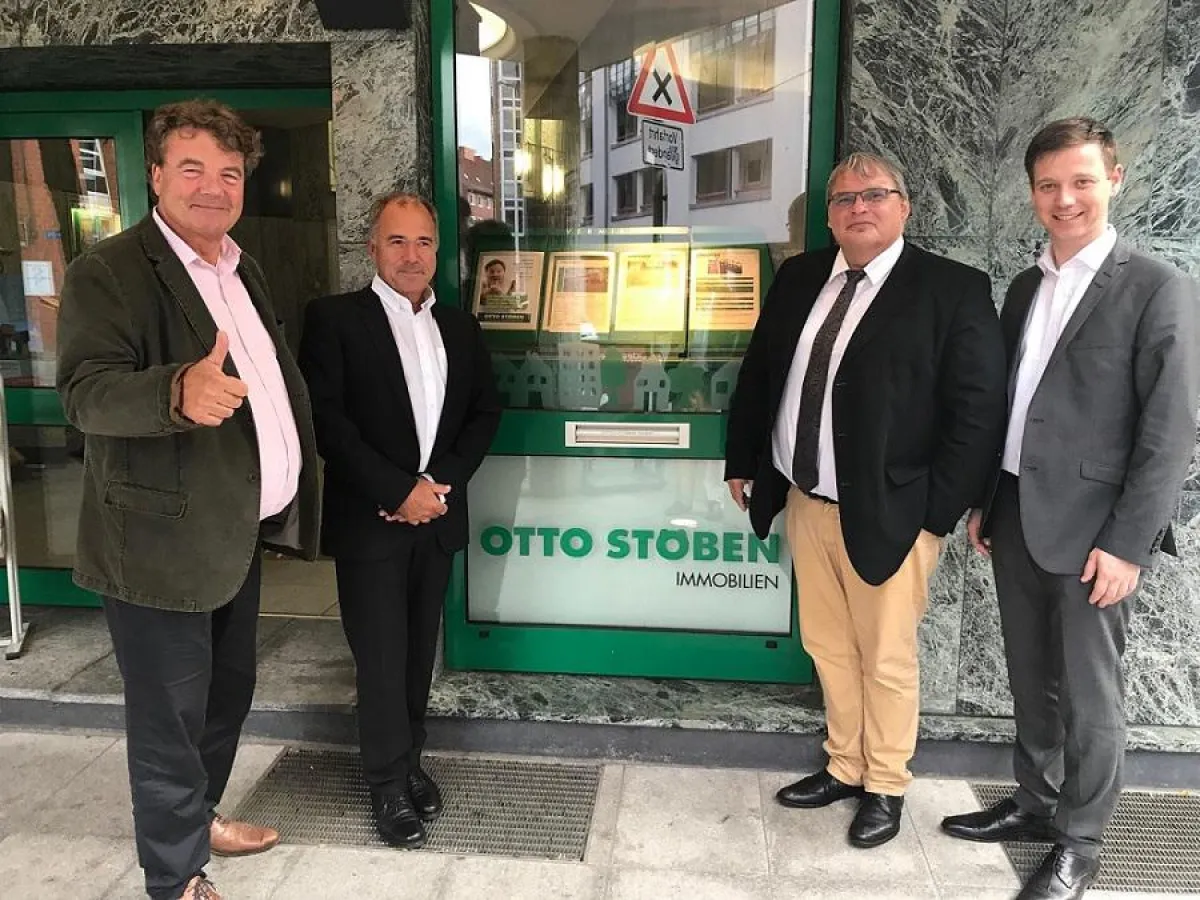 Gelungenes MIT-Treffen: MdB Thomas Stritzl, Carsten Stöben, MdL Tobias Loose, Dr. Bernd Ahlsdorf