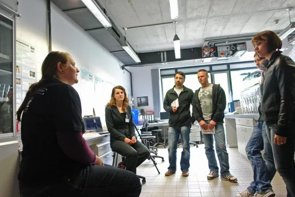 Bild: Charme des Campus der Hochschule Harz (FH) verzauberte Besucher und Studieninteressierte an beiden Standorten