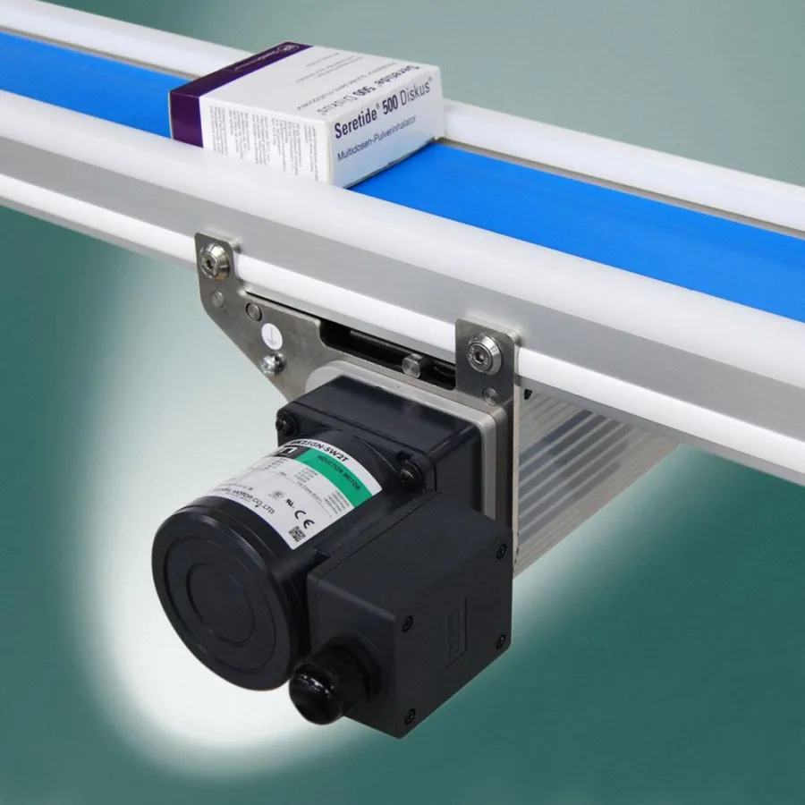 Das Reinraum-Transportband ist für Klasse ISO 5 zertifiziert