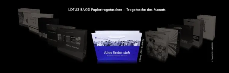 Bild: LOTUS BAGS Papiertragetaschen - Tragetasche des Monats "DUMRATH & FASSNACHT"