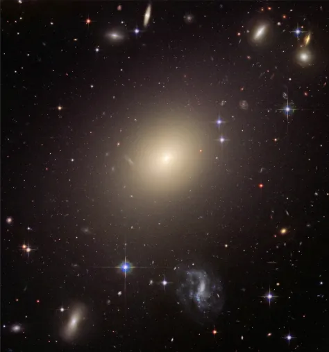 Frühe Galaxien tragen zum „Nachglühen“ des Alls bei Bild: Frühe Galaxien tragen zum „Nachglühen“ des Alls bei