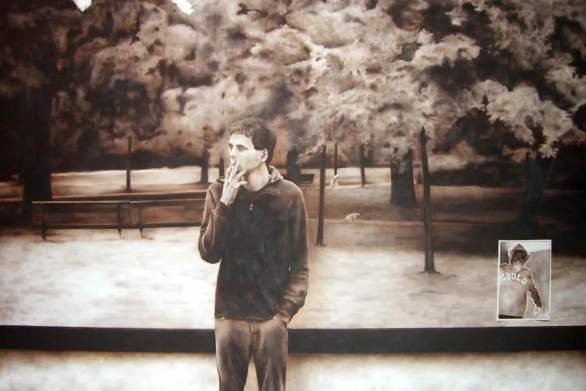 Klaas Bosch, Bill bored, 2006, Öl auf Leinwand, copyright by artist