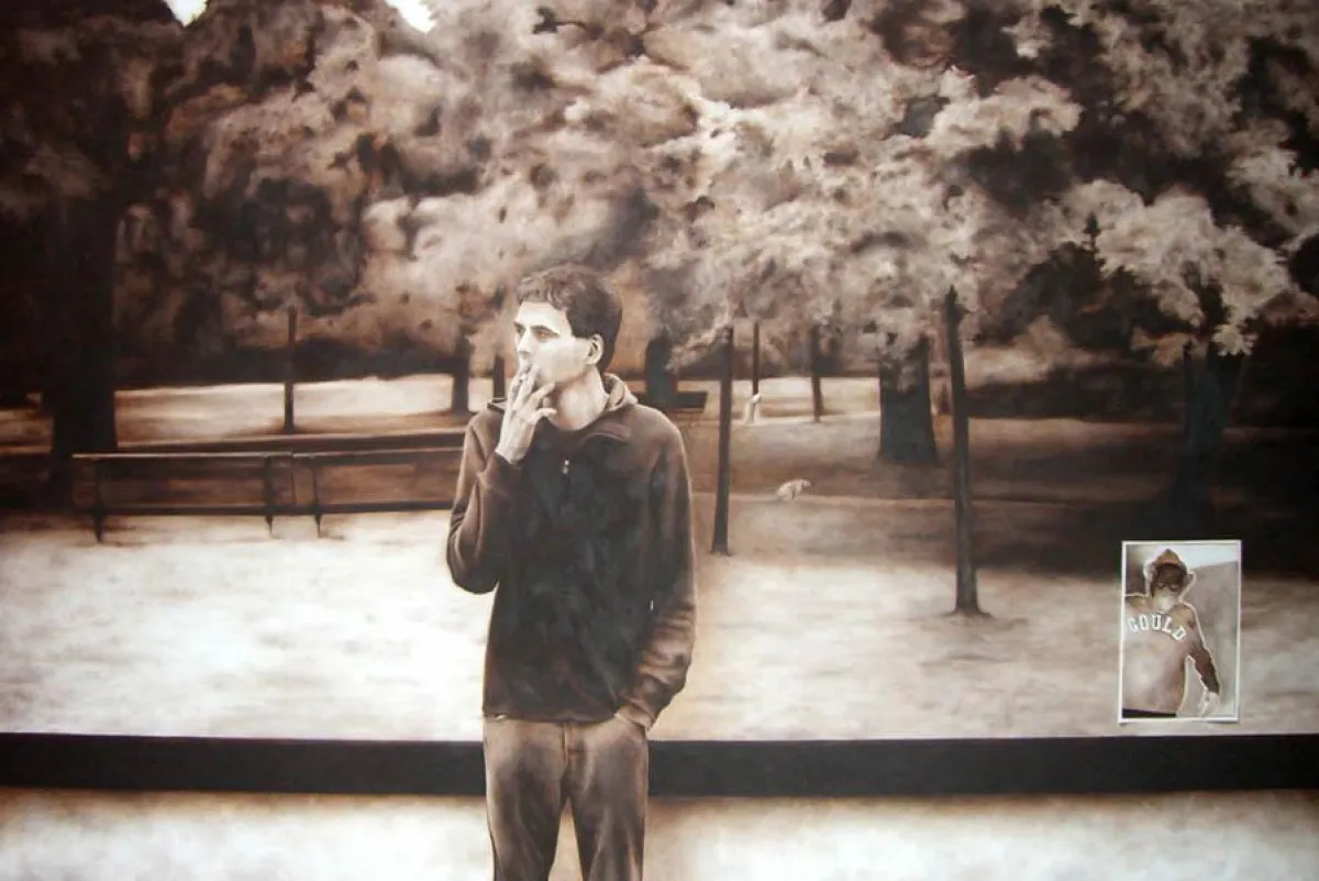 Klaas Bosch, Bill bored, 2006, Öl auf Leinwand, copyright by artist