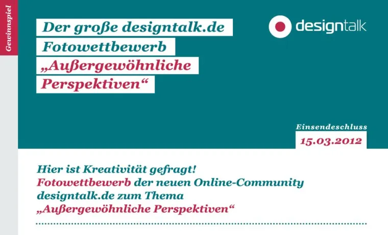 "Außergewöhliche Perspektiven" werden belohnt Bild: "Außergewöhliche Perspektiven" werden belohnt