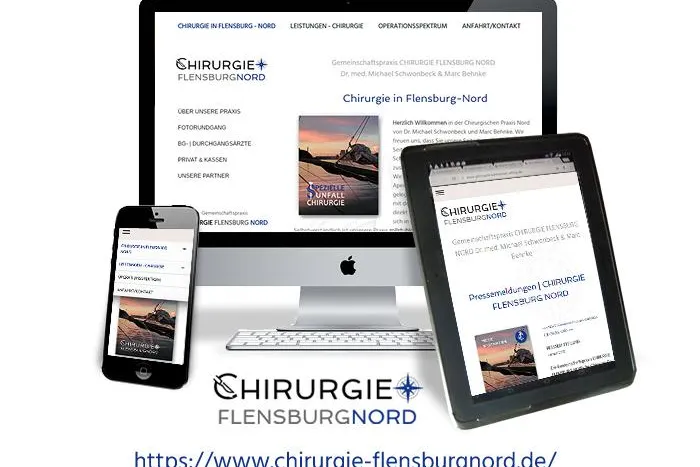 Bild: Eröffnung der Praxis CHIRURGIE FLENSBURG NORD, die Chirurgen Dr. med Schwonbeck & Marc Behnke stellen sich vor