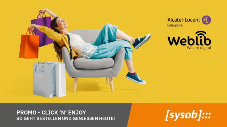 Bild: sysob: Exklusive Promo-Bundles von Alcatel-Lucent Enterprise und Weblib
