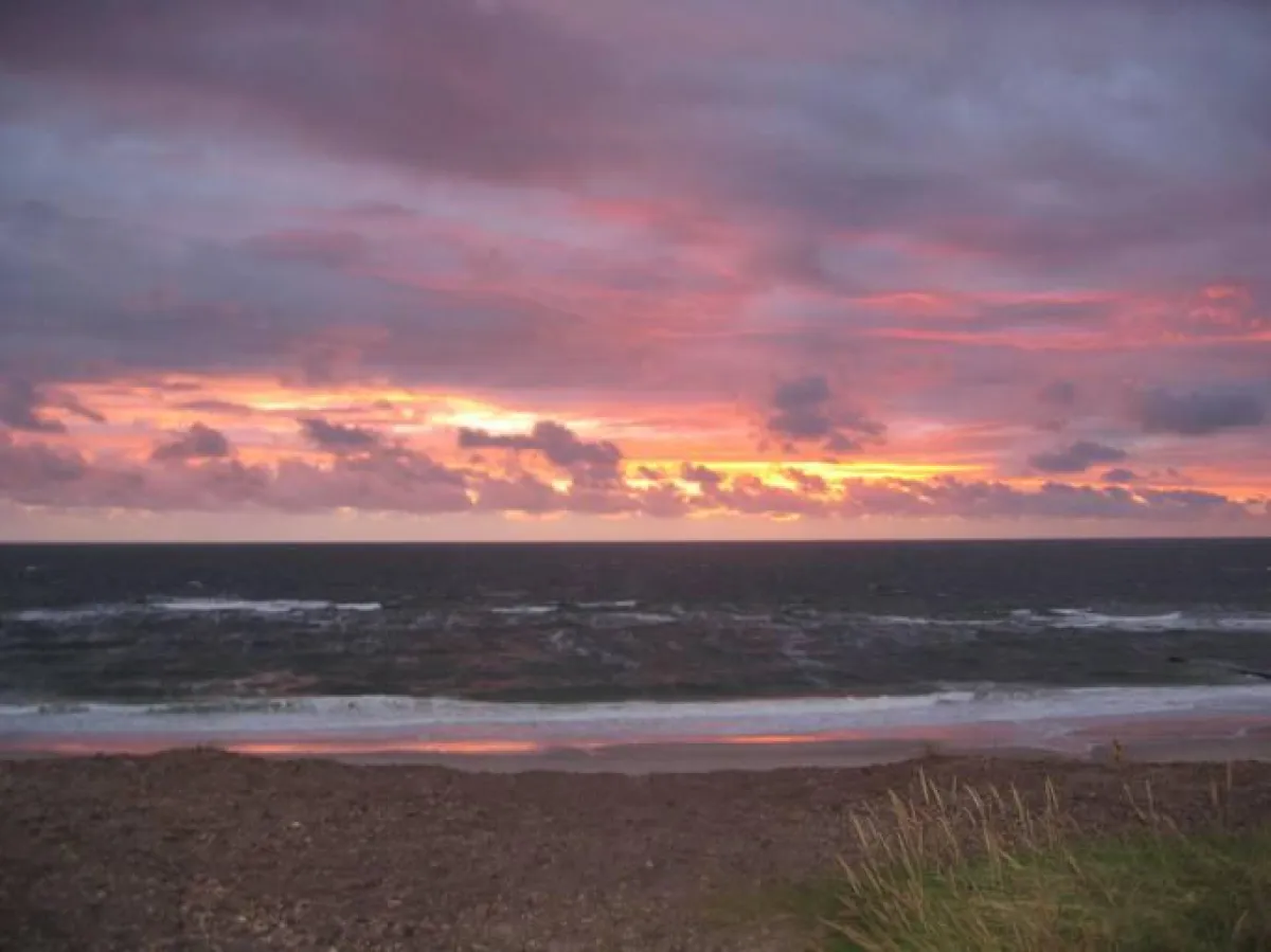 Sonnenuntergang vor Sylt