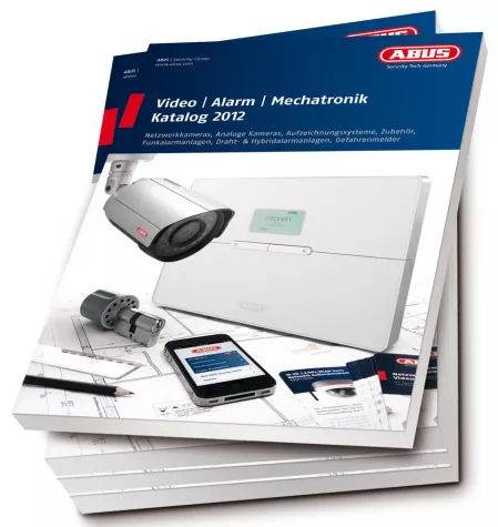 Bild: 200 Seiten Videoüberwachung, Alarm und Mechatronik - ABUS Security-Center Hauptkatalog 2012
