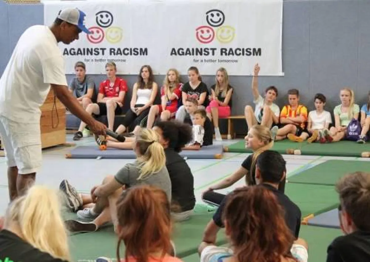 Martin Rietsch alias „2schneidig“ engagiert sich gegen Rassismus