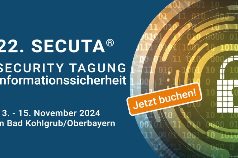 Bild: Einladung zur 22. SECUTA® Security Tagung - Informationssicherheit