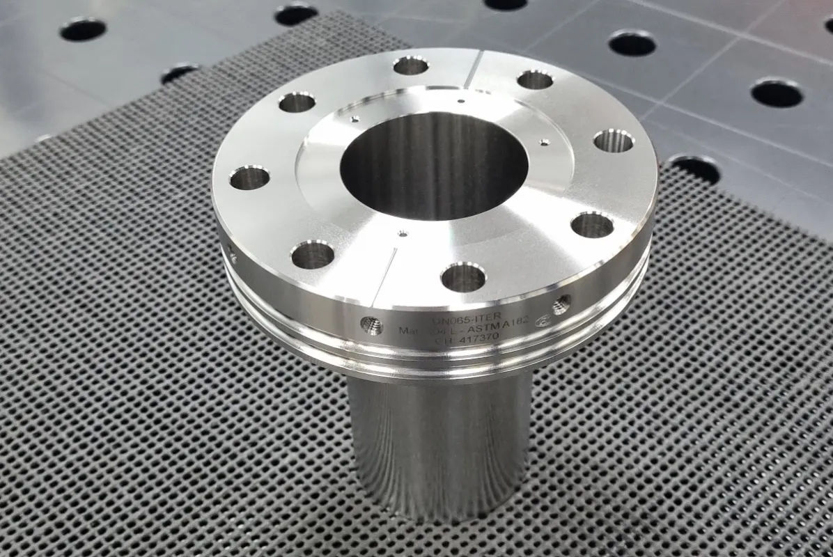 ITER-Flansch von Pfeiffer Vacuum+Fab Solutions. (© Quelle: Pfeiffer Vacuum+Fab Solutions)