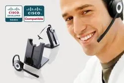 Bild: Für Chefsekretariat und Contact Center: Jabra-Headsets im Praxiseinsatz auf der Cisco Expo