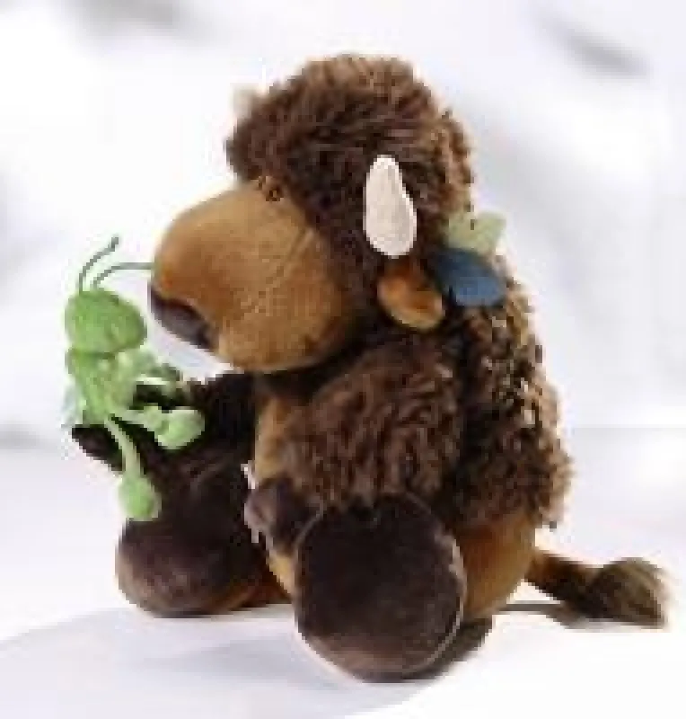 Wild Friends Bison Big Bow und Grashüpfer