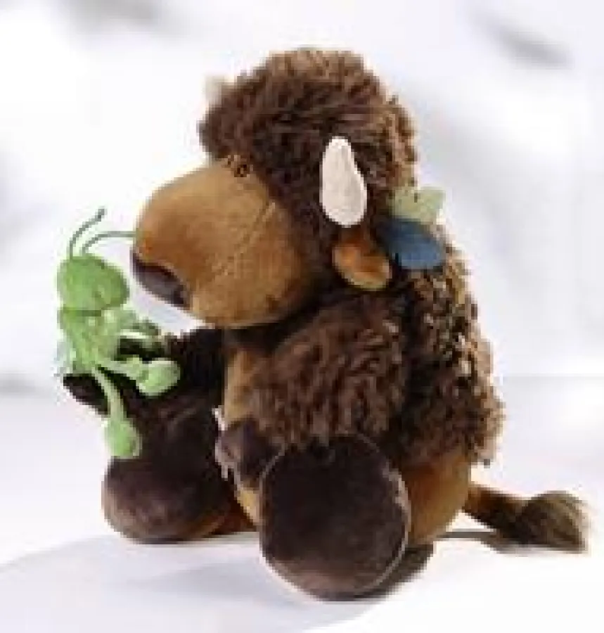 Wild Friends Bison Big Bow und Grashüpfer