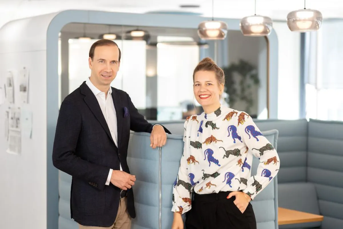 PIABO-Gründer und CEO Tilo Bonow gemeinsam mit COO Daniela Harzer