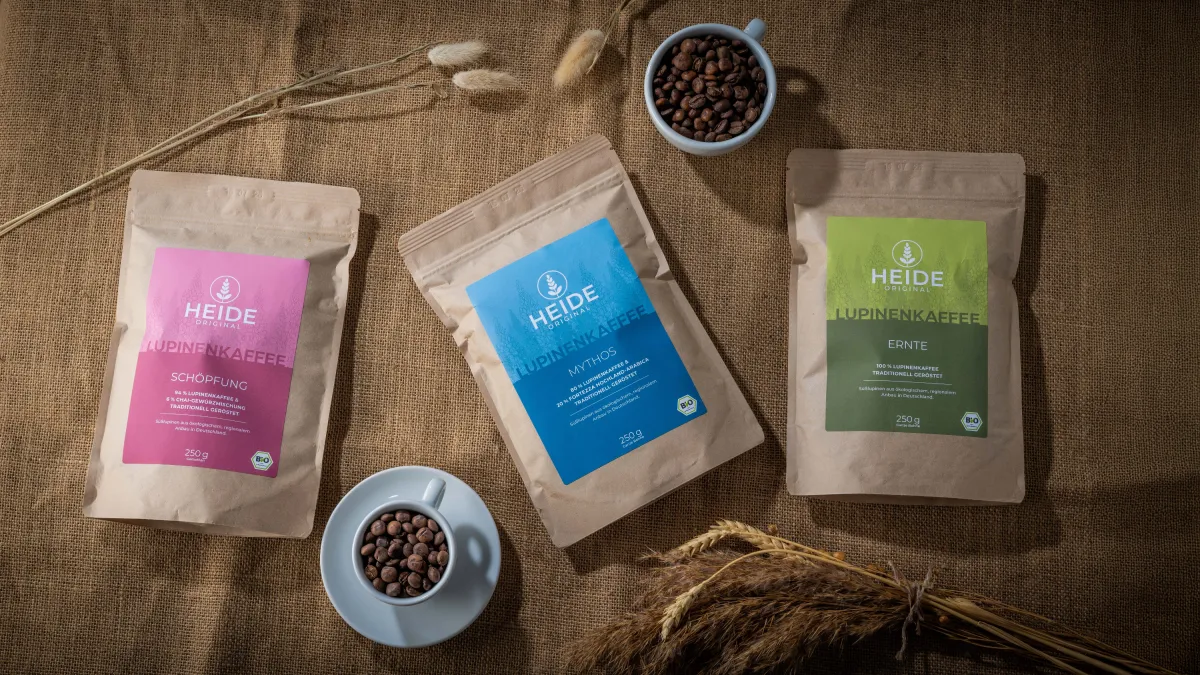 HEIDE original – Erste Produktgruppe auf Lupinenbasis (© Fortezza)