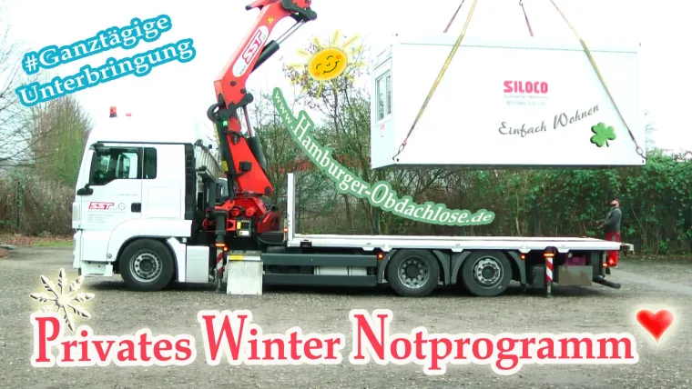 Was ist drin im Container? Das private Winternotprogramm der Bürgerinitiative um Max Bryan Bild: Was ist drin im Container? Das private Winternotprogramm der Bürgerinitiative um Max Bryan