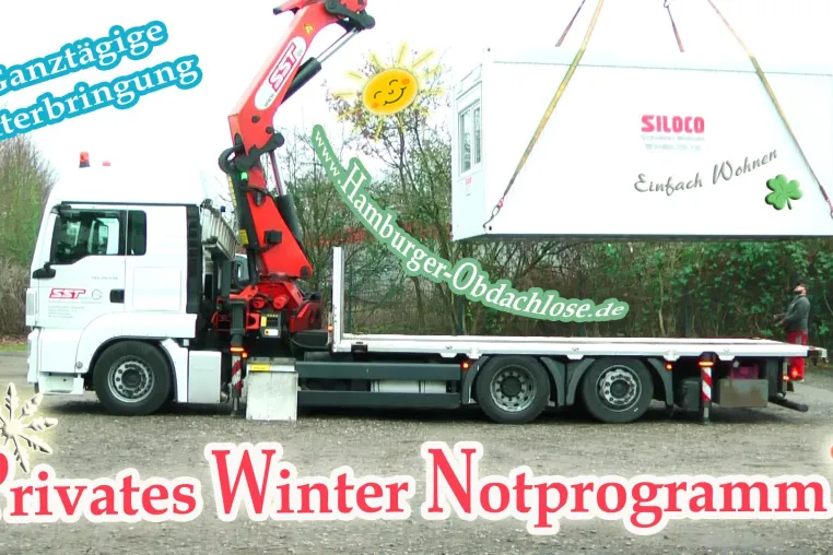 Was ist drin im Container? Das private Winternotprogramm der Bürgerinitiative um Max Bryan Bild: Was ist drin im Container? Das private Winternotprogramm der Bürgerinitiative um Max Bryan