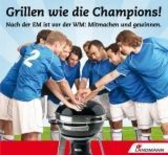 Mit LANDMANN „Grillen wie die Champions“ zur EM 2012 Bild: Mit LANDMANN „Grillen wie die Champions“ zur EM 2012