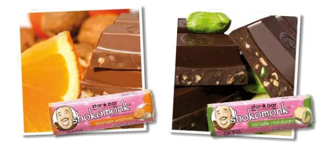 Bild: shokomonk launcht zwei neue Riegel zur star·bar Serie