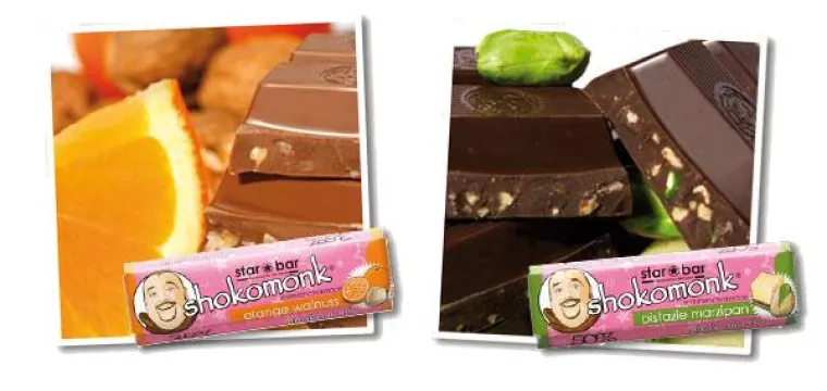 Bild: shokomonk launcht zwei neue Riegel zur star·bar Serie