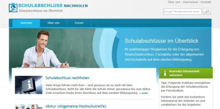 Karriere auf dem 2. Bildungsweg - Online Akademie launcht Portal zu allen Schulabschlüssen Bild: Karriere auf dem 2. Bildungsweg - Online Akademie launcht Portal zu allen Schulabschlüssen