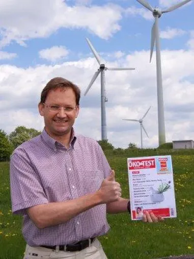 Bild: Ökostrom-Anbieter MANN Strom Testsieger bei ÖKO-Test