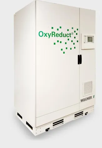 Bild: Sicherheit rauf, Sauerstoff runter: WAGNERs Brandschutzlösungen auf der fireprotec