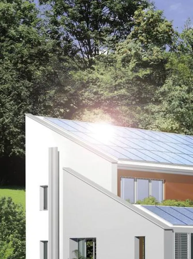 Solare Nahwärme ConceptbauGOLD