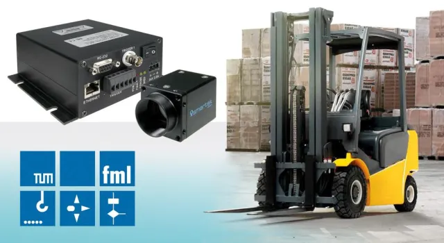Bild: „Das Staplerauge“ automatisiert die Logistik mittels Bildverarbeitung und SMARTEK Vision