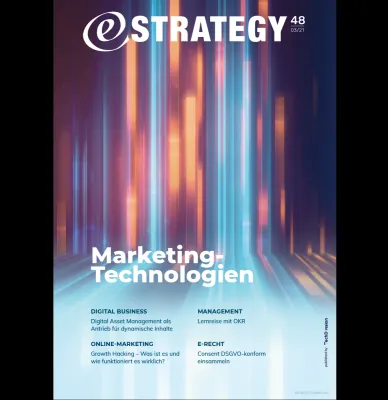 Bild: Ausgabe 03/2021 des eStrategy-Magazin veröffentlicht