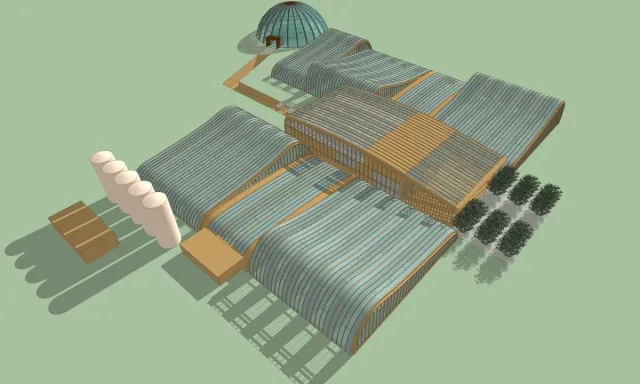 Bild: agriversa.org - Die technisch innovative Lösung des "ZukunftsStall ANMS 4.0"