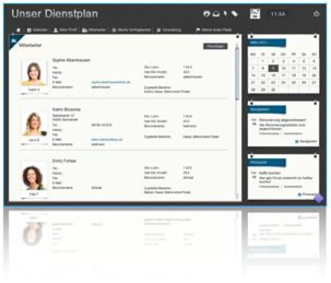 Unser Dienstplan, die innovative Internetanwendung für die Gestaltung von flexiblen Arbeitszeiten